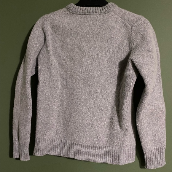 Merino Wool Grey Sweater - Picture 3 of 3